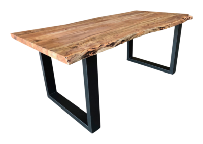 ACACIA EETTAFEL MET U ONDERSTEL